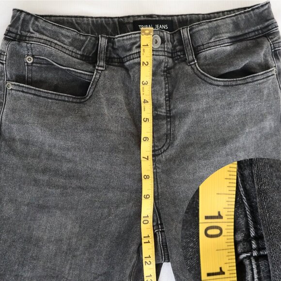 Pull on - Dark grey jeans - Size 8 - Tribal - Picture 8 of 13